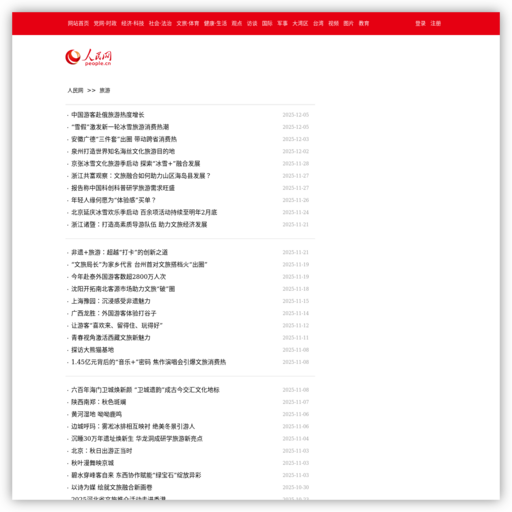 人民网旅游频道
